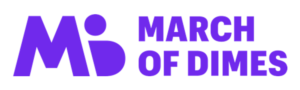 Deep Purple March of Dimes Logo